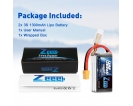 11.1V - 11.1V 120C 1300mAh soft pack with XT60