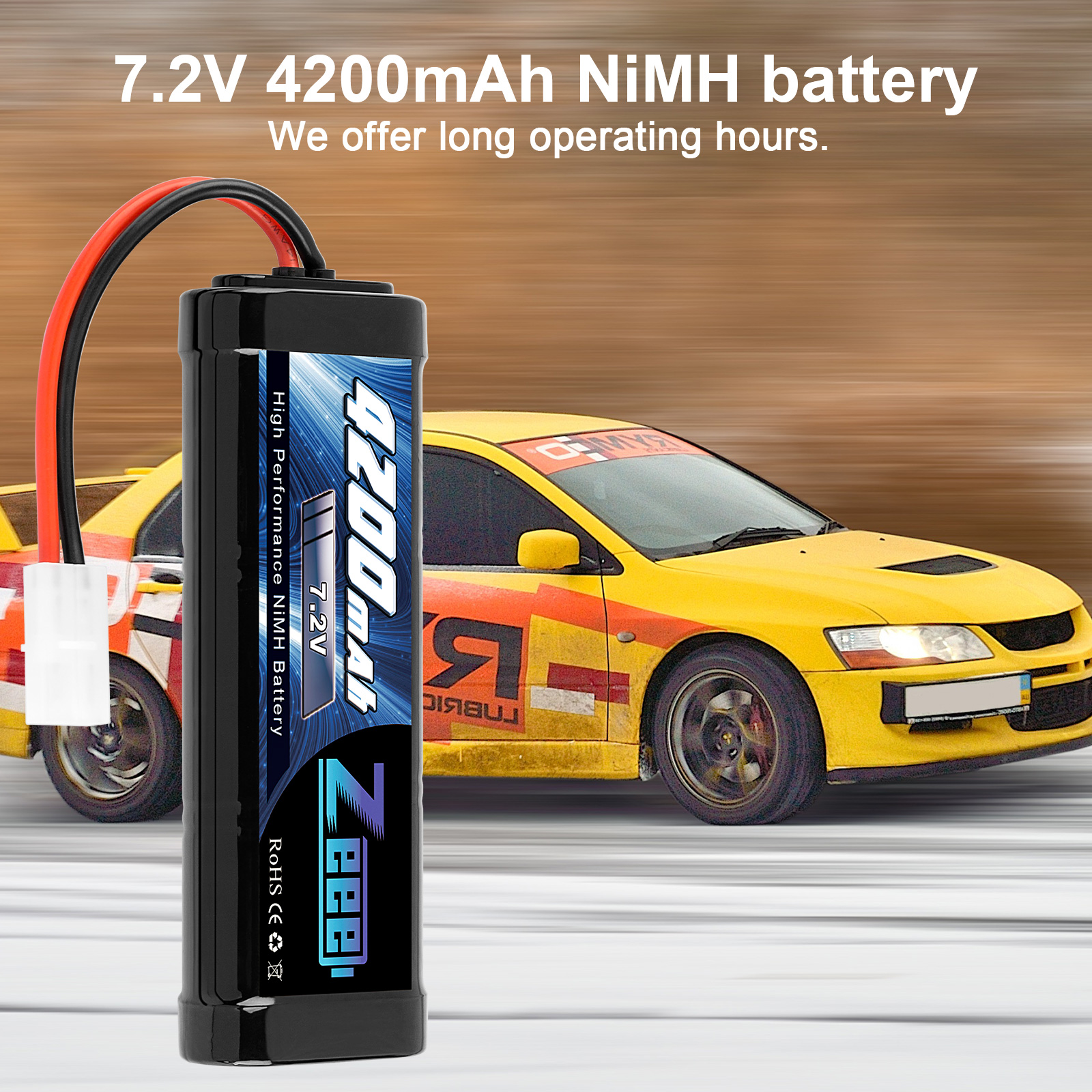 7.2V 4200mAh NIMH battery