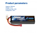 11.1V - 11.1V 100C 7000mAh soft pack