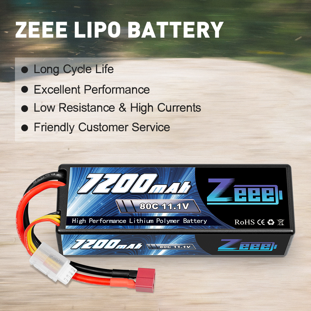 11.1V 80C 7200mAh Deans