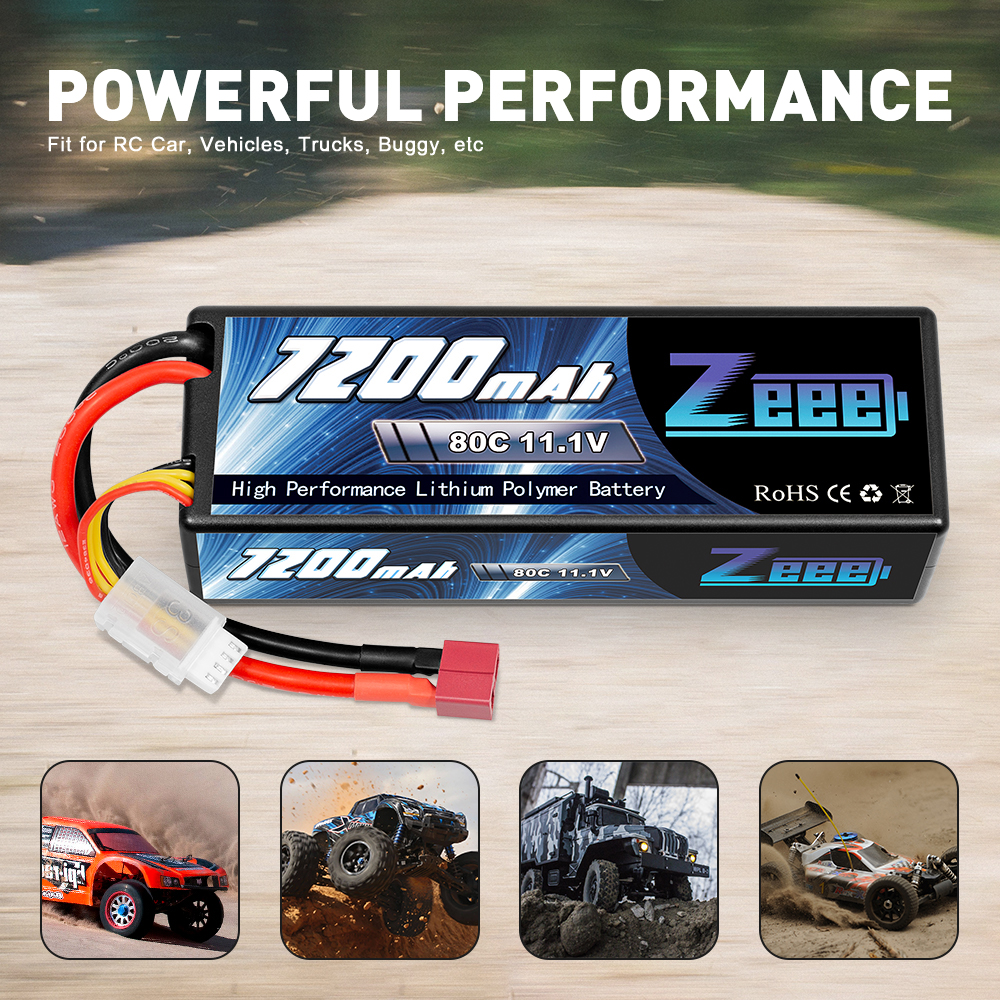 11.1V 80C 7200mAh Deans