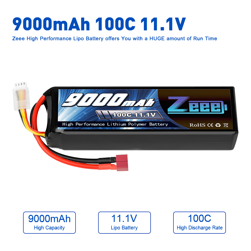 11.1V 100C 9000mAh soft pack
