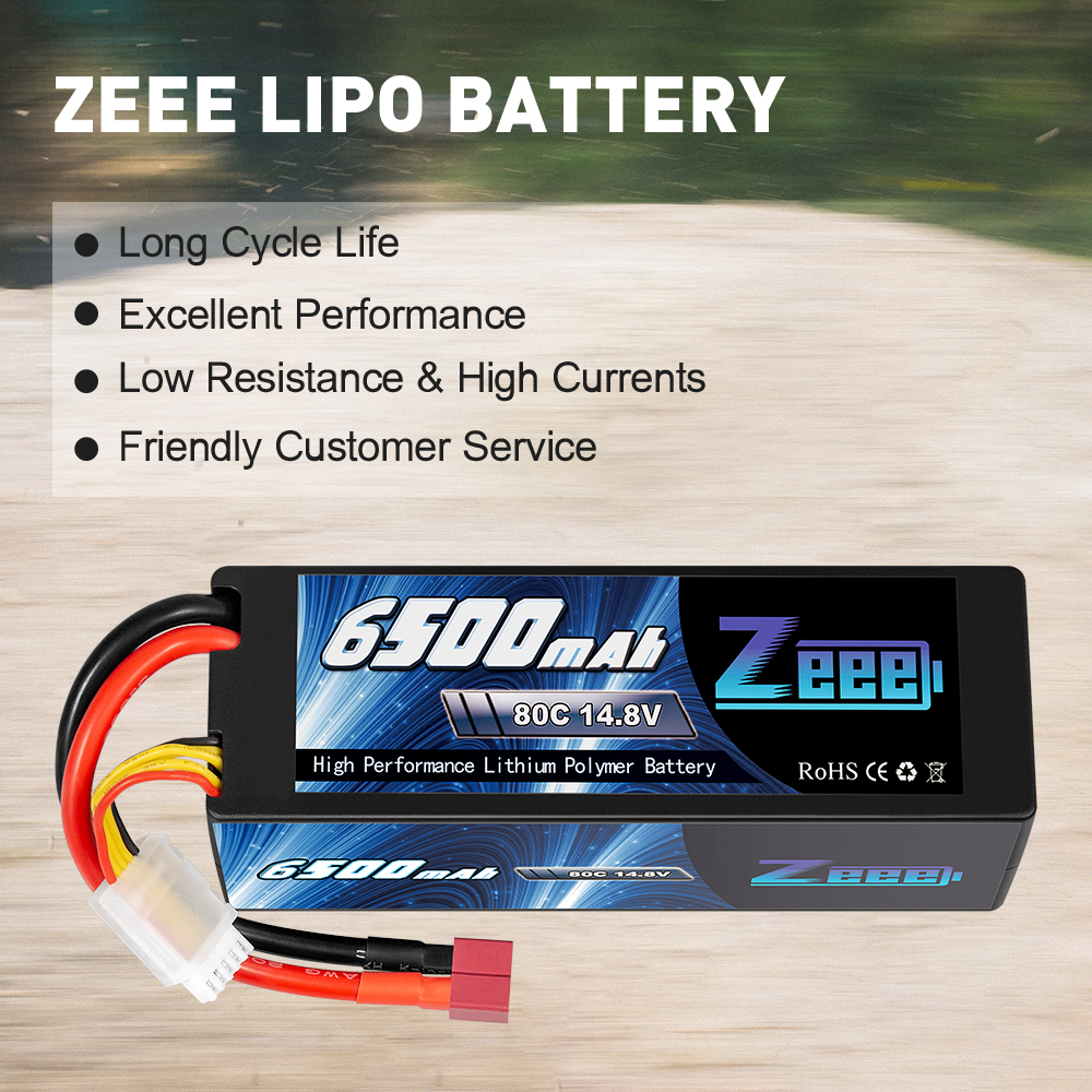 14.8V 80C 6500mAh Deans