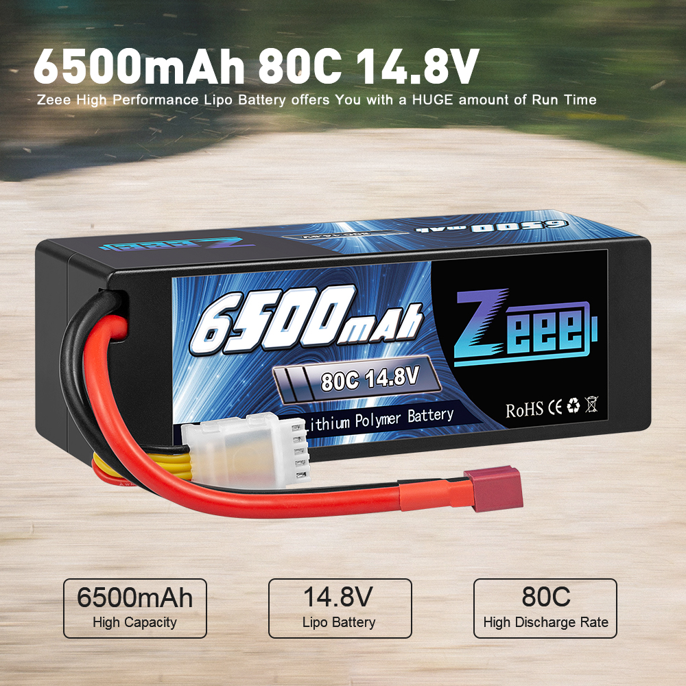 14.8V 80C 6500mAh Deans