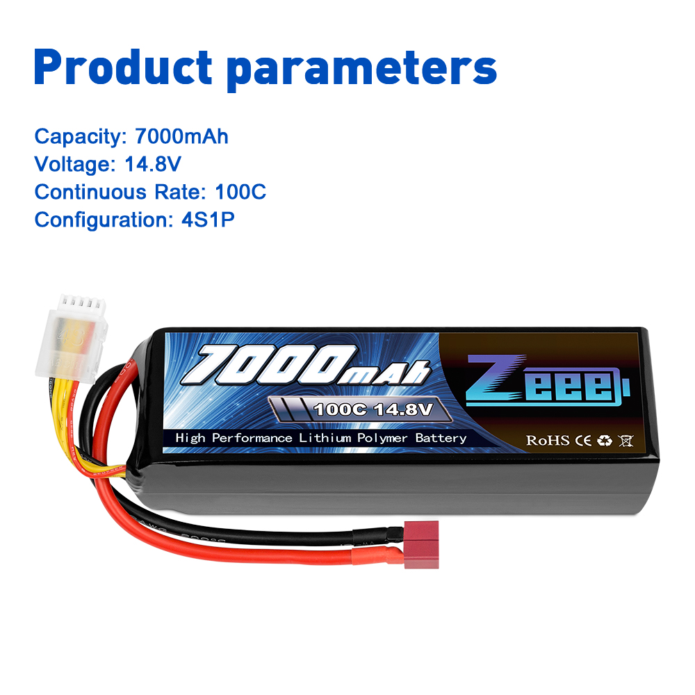 14.8V 100C 7000mAh soft pack