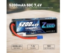 7.4V - 7.4V 50C 5200mah EC3 Deans