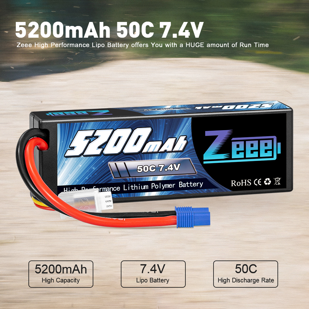 7.4V 50C 5200mah EC3 Deans