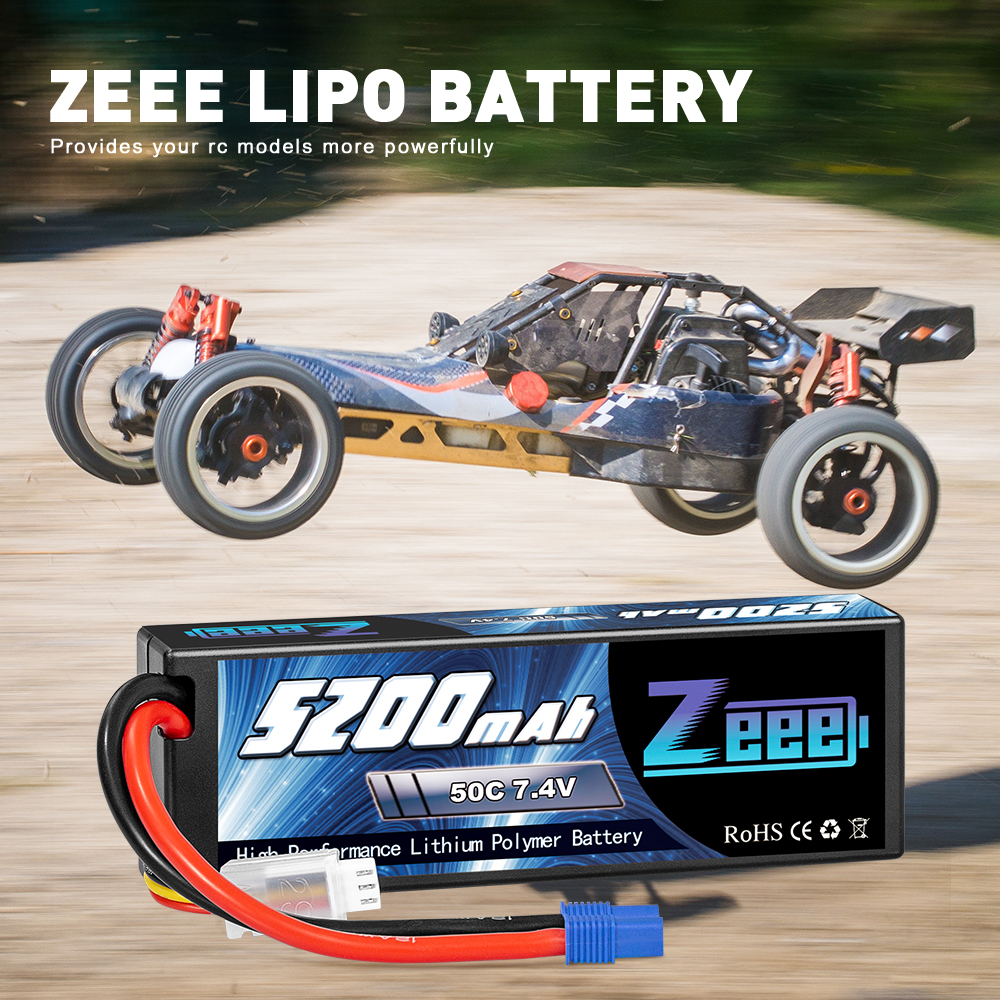 7.4V 50C 5200mah EC3 Deans