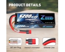 7.4V - 5200mAh 80C 7.4V Deans