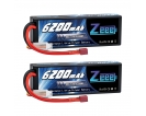 7.4V - 7.4V 60C 6200mah Deans