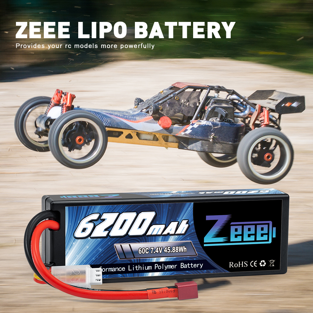 7.4V 60C 6200mah Deans