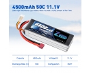 11.1V - 11.1V 50C 4500mAh soft pack