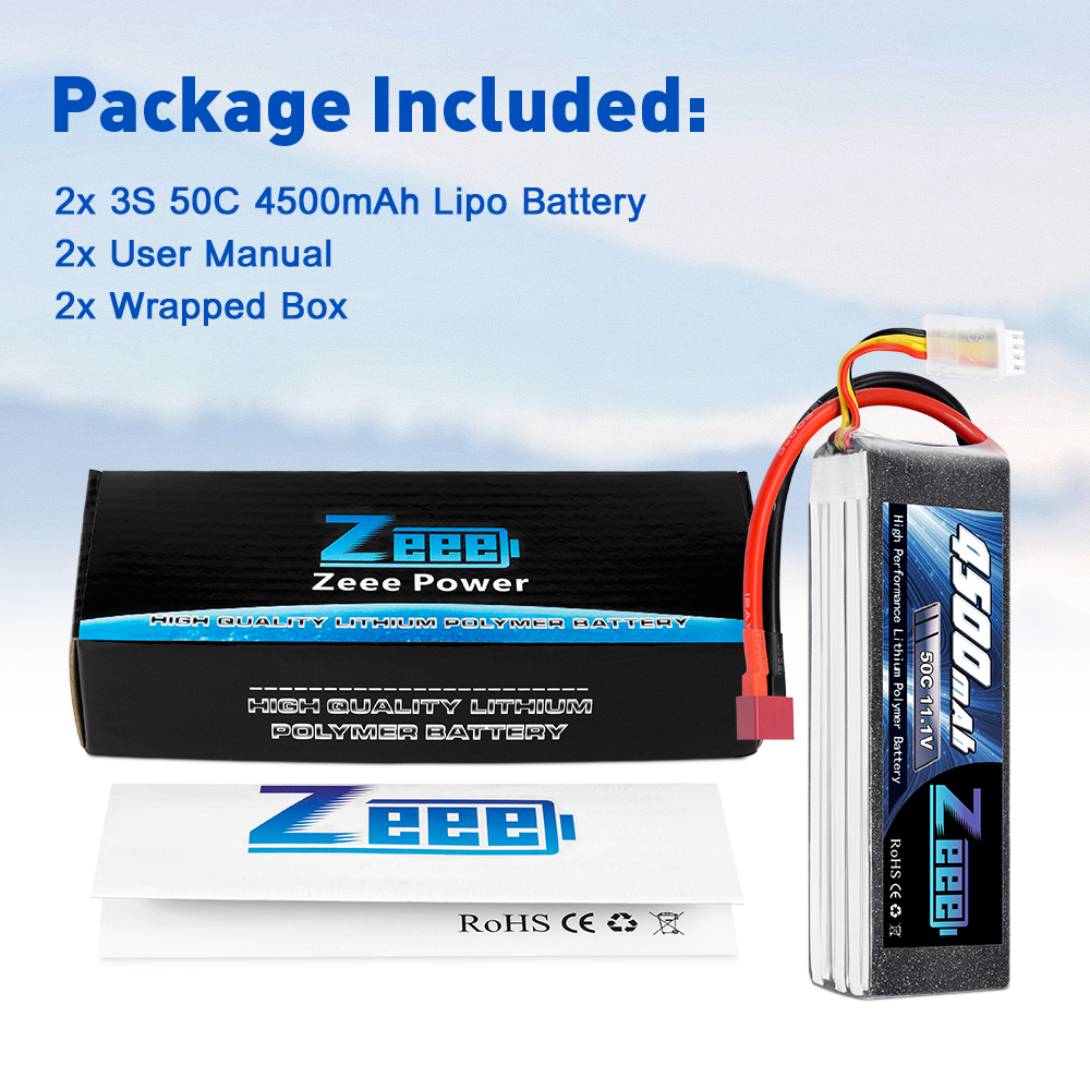 11.1V 50C 4500mAh soft pack