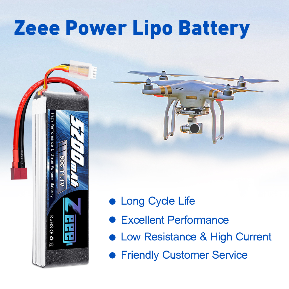 11.1V 50C 5200mAh soft pack