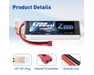 11.1V - 11.1V 50C 5200mAh soft pack