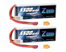 11.1V - 11.1V 80C 5500mAh soft pack