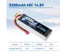 14.8V - 14.8V 60C 5200mAh soft pack