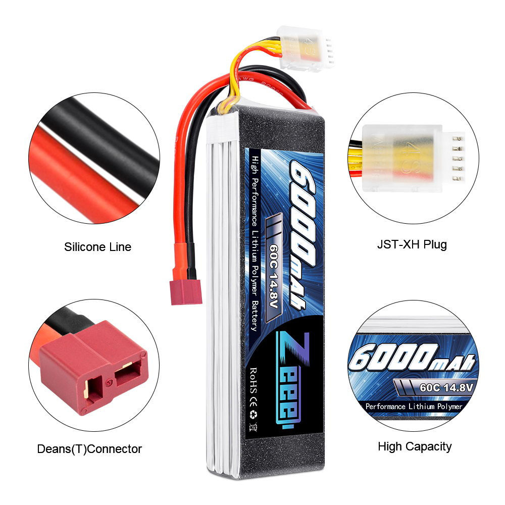 14.8V 60C 6000mAh soft pack