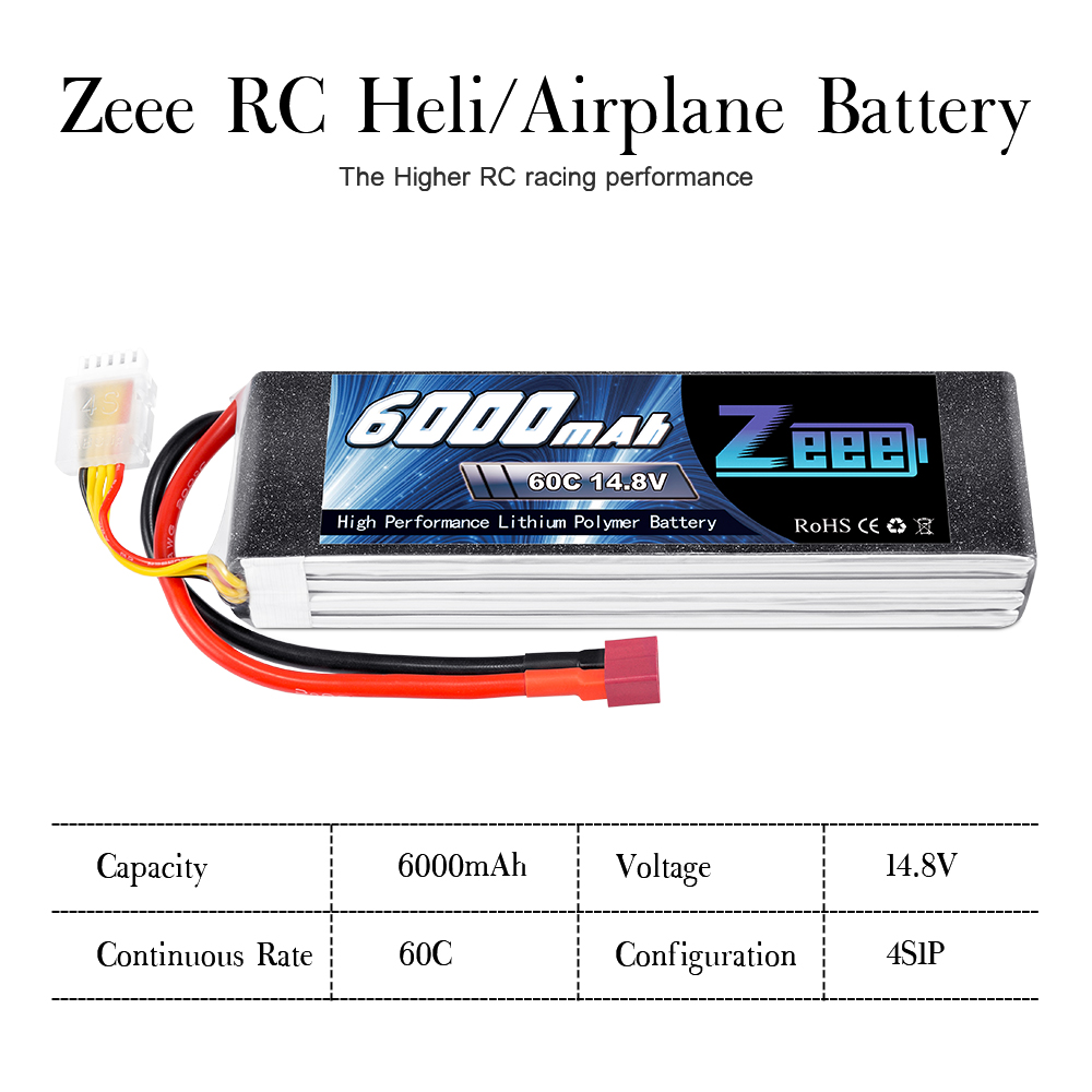 14.8V 60C 6000mAh soft pack