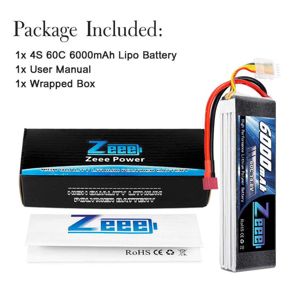 14.8V 60C 6000mAh soft pack