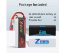 11.1V - 5200mah 100C 11.1V soft pack