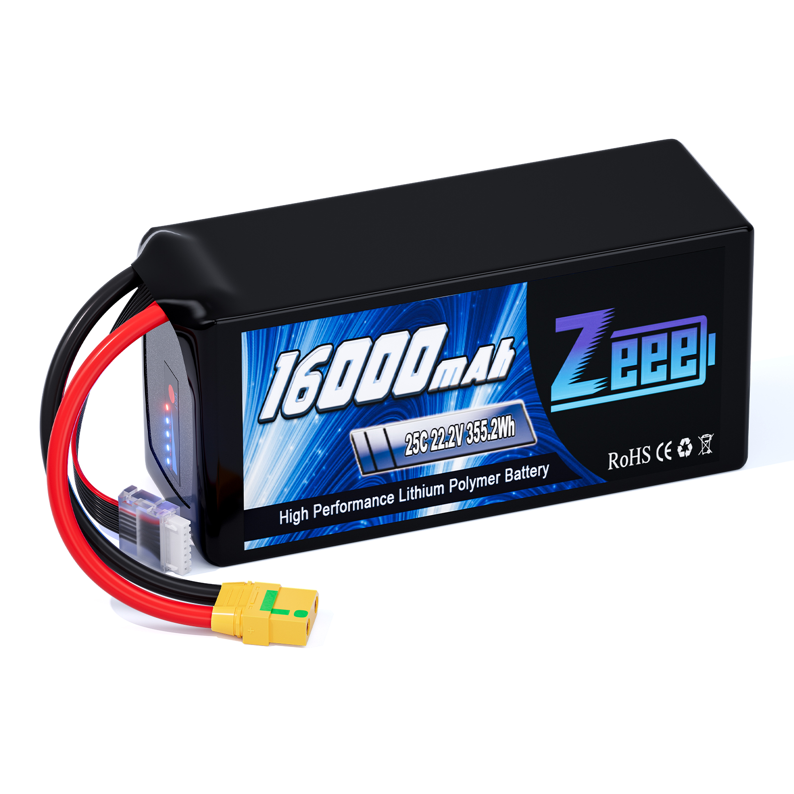 Zeee 6S 16000mAh 25C 22.2V Agricultural UAV Lipo Battery for drone