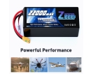 Zeee High capacity 6S 22000mAh lipo battery 25C 22.2V for Agriculture Drone/UAV Battery