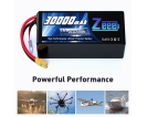 ZEEE 6S 22.2V 30000mAh 25C Agricultural /UAV Drone Lipo Battery with High Energy Density for Professional Drones Aircraf