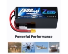 UAV/Agricultural Drone Battery - Zeee HV 6S 22.8V 7500mah Battery with XT60 Soft Case for UAV Drone Lithium Battery Pack