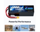 Zeee 6s 6000mAh 75C 22.2V Soft case Lipo Battery with XT60 Plug for FPV/UAV/drone